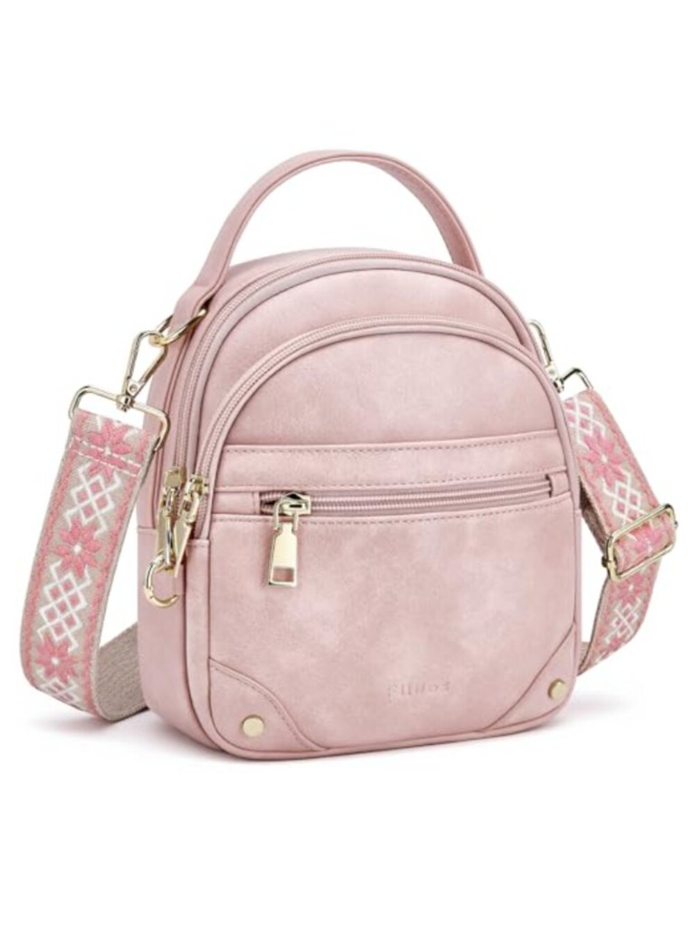 Anti Theft Crossbody Bag RFID Small Purse Travel Faux Leather